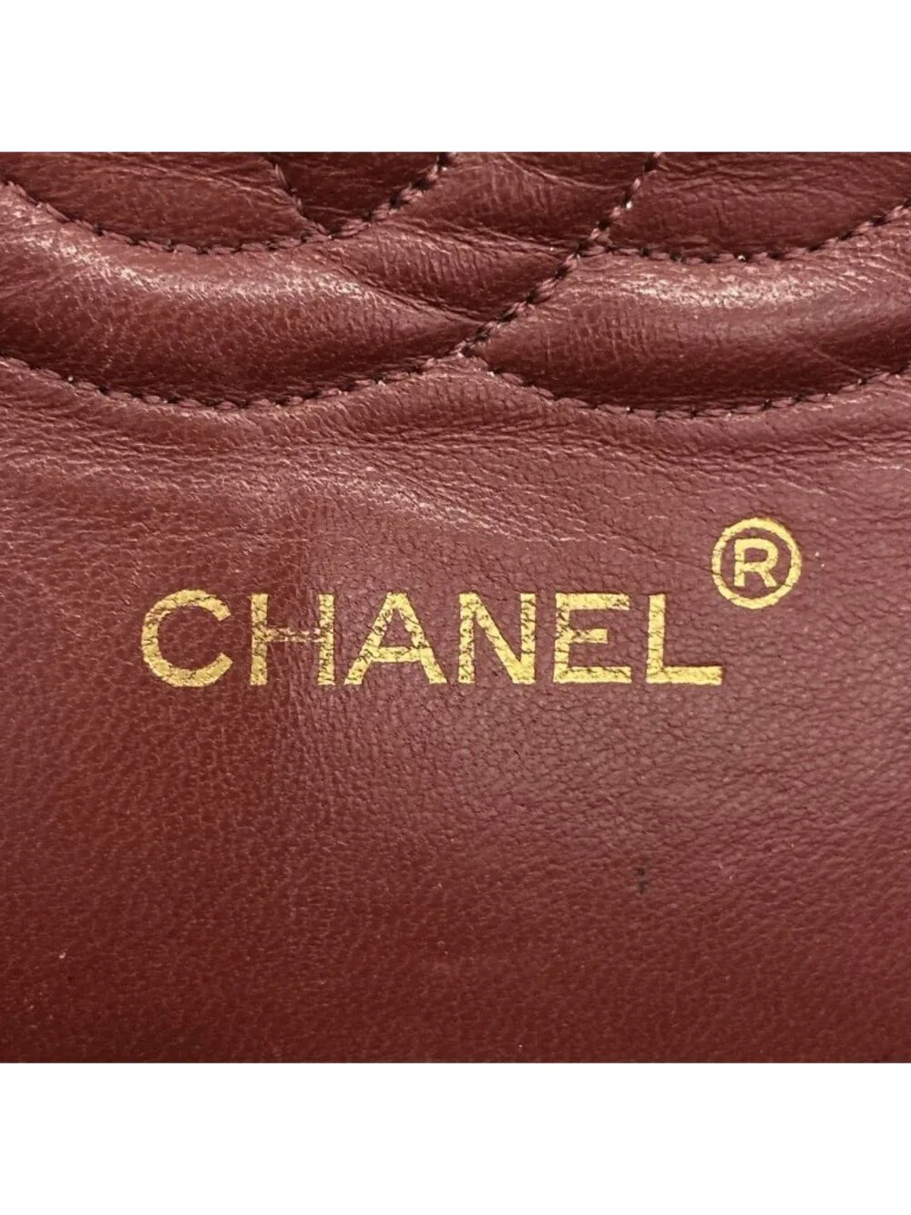 Chanel Shoulder Bag Quilted Lambskin Black Gold